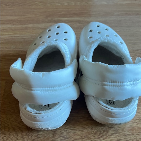 CROCS Womens White Fleece-Lined - Picture 5 of 14